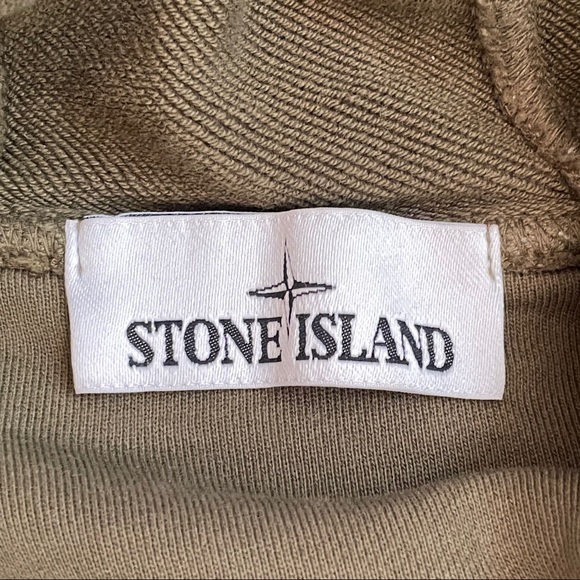 STONE ISLAND fleece green hoodie - Picture 2 of 4